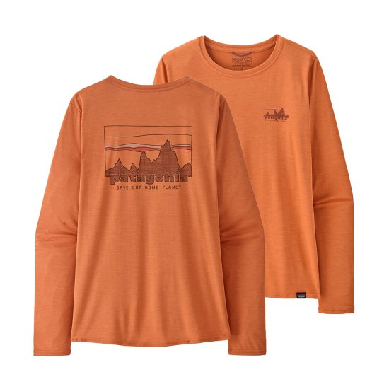 PATAGONIA - T-SHIRT MANICHE LUNGHE CAP COOL DAILY GRAPHIC DONNA