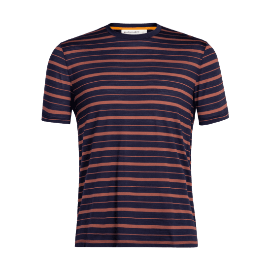 ICEBREAKER - T-SHIRT MERINO WAVE STRIPE UOMO