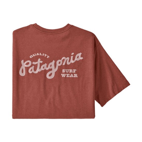 PATAGONIA - T-SHIRT QUALITÀ SURF TASCA RESPONSABILE UOMO