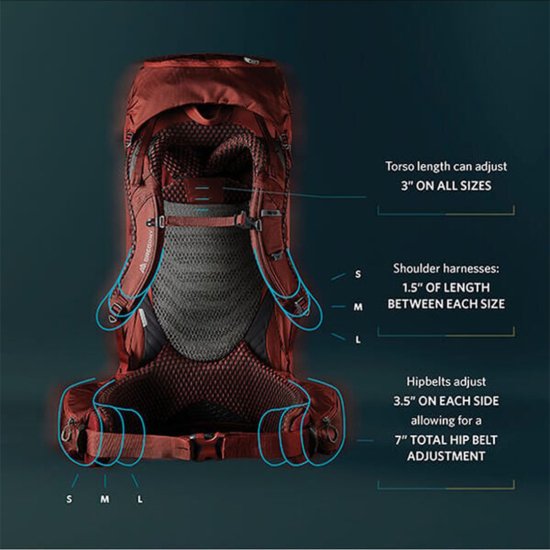 GREGORY - ZAINO BALTORO 65 UOMO