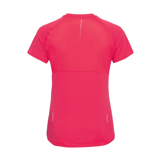 ODLO - T-SHIRT GIROCOLLO MANICHE CORTE 1/2 ZIP DONNA