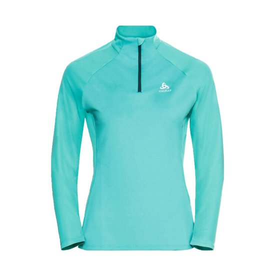 ODLO - SOTTOSTRATO 1/2 ZIP ESSENZIALE CERAMIWARM DONNA