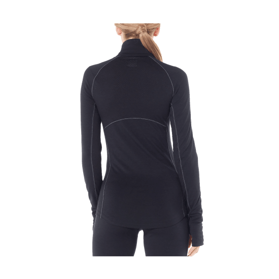 ICEBREAKER - MAGLIA INTIMA MERINO 200 ZONE MEZZA ZIP DONNA