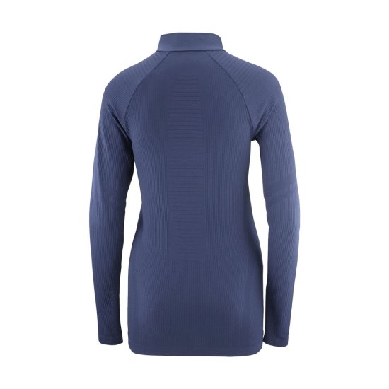 SALOMON - MAGLIA TERMICA MEZZA ZIP ESSENTIAL SEAMLESS DONNA