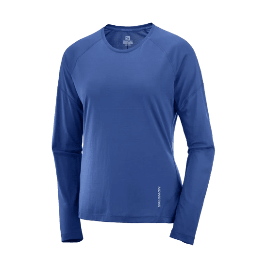 SALOMON - T-SHIRT CROSS RUN MANICHE LUNGHE DONNA