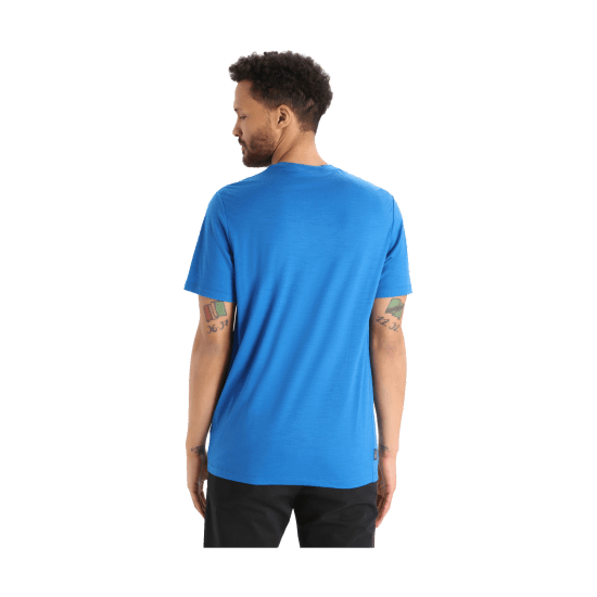ICEBREAKER - T-SHIRT MERINO TECH LITE II TEE SKIING UOMO