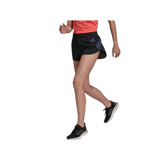 ADIDAS - PANTALONCINO ADIZERO SPLIT DONNA NERO
