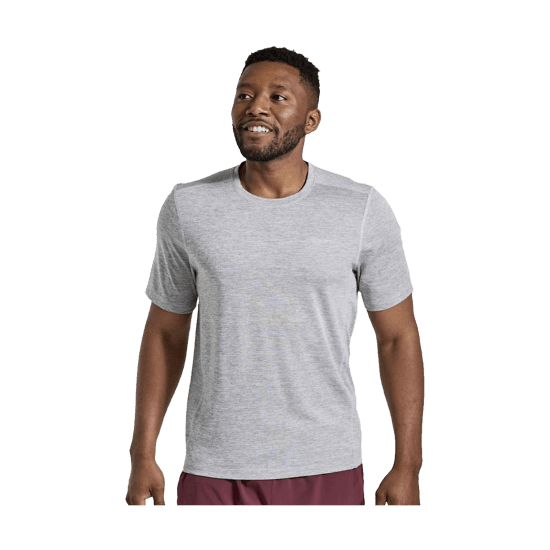 SAUCONY - T-SHIRT MANICHE CORTE STOPWATCH UOMO