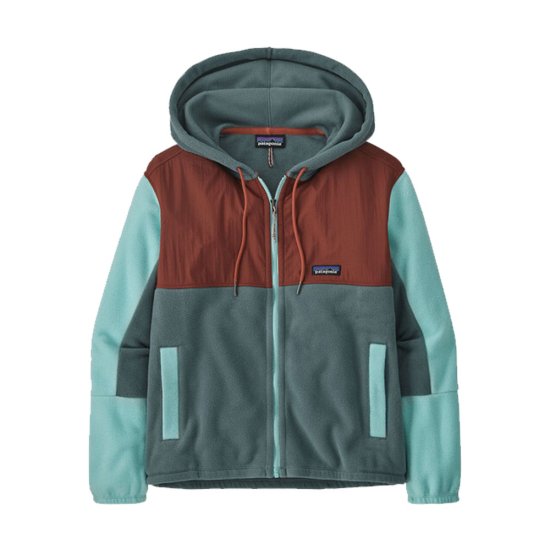 PATAGONIA - FELPA POLARE MICRODINI CON CAPPUCCIO DONNA