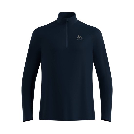 ODLO - T-SHIRT MANICHE LUNGHE 1/2 ZIP ESSENZIALE UOMO