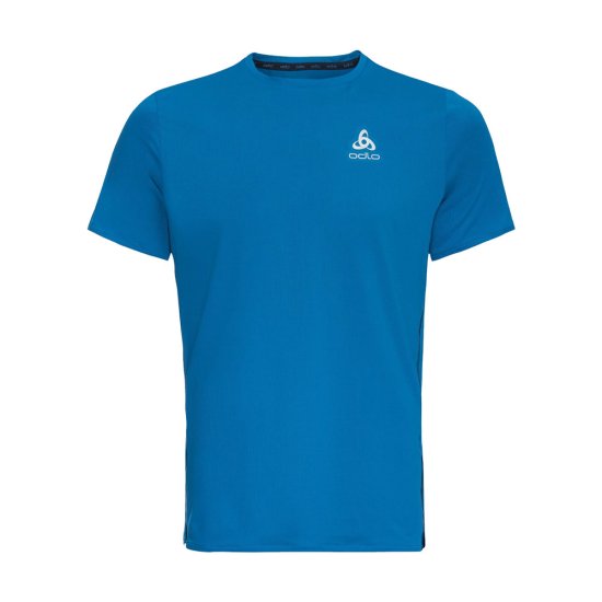 ODLO - T-SHIRT MANICHE CORTE ZEROWEIGHT CHILL-TECH UOMO VERDE