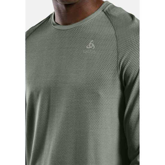 ODLO - T-SHIRT MANICHE LUNGHE ESSENTIAL SEAMLESS UOMO