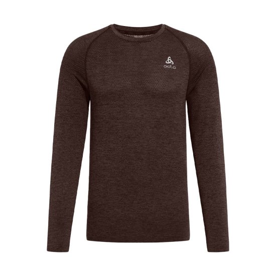 ODLO - T-SHIRT MANICHE LUNGHE ESSENTIAL SEAMLESS UOMO