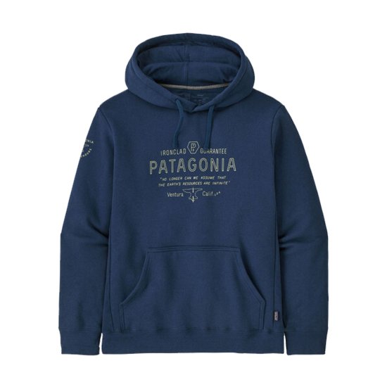 PATAGONIA - FELPA CON CAPPUCCIO FORGE MARK UPRISAL UNISEX