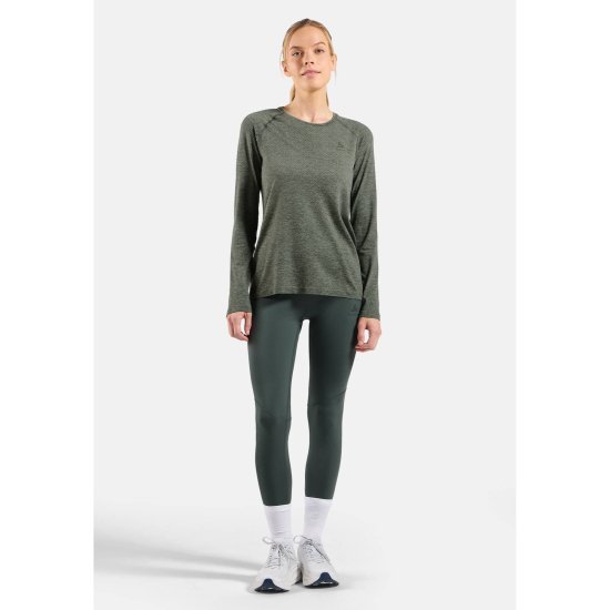 ODLO - T-SHIRT MANICHE LUNGHE ESSENZIALE SEAMLESS DONNA