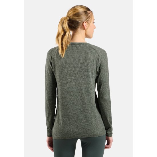 ODLO - T-SHIRT MANICHE LUNGHE ESSENZIALE SEAMLESS DONNA