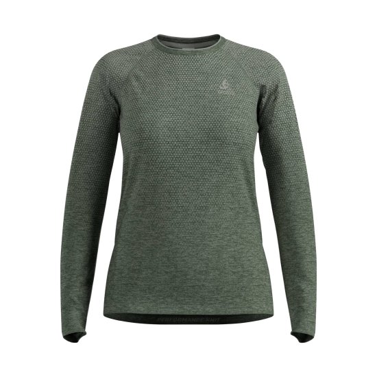 ODLO - T-SHIRT MANICHE LUNGHE ESSENZIALE SEAMLESS DONNA