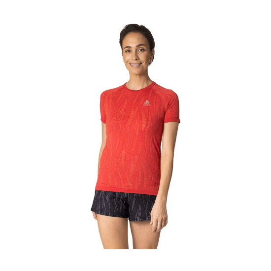 ODLO - T-SHIRT MANICHE CORTE ZEROWEIGHT CERAMIC DONNA