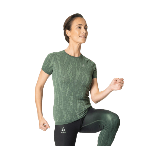 ODLO - T-SHIRT MANICHE CORTE ZEROWEIGHT CERAMIC DONNA