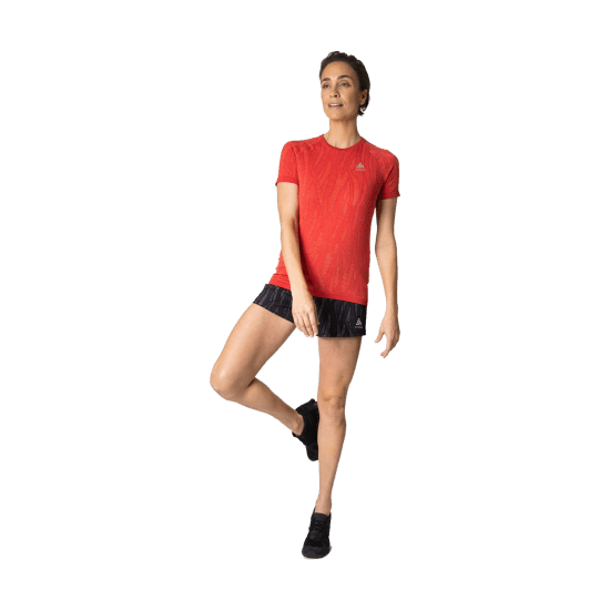 ODLO - T-SHIRT MANICHE CORTE ZEROWEIGHT CERAMIC DONNA