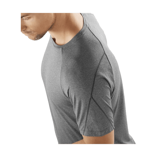 SALOMON - T-SHIRT MANICHE CORTE CROSS RUN UOMO GRIGIO