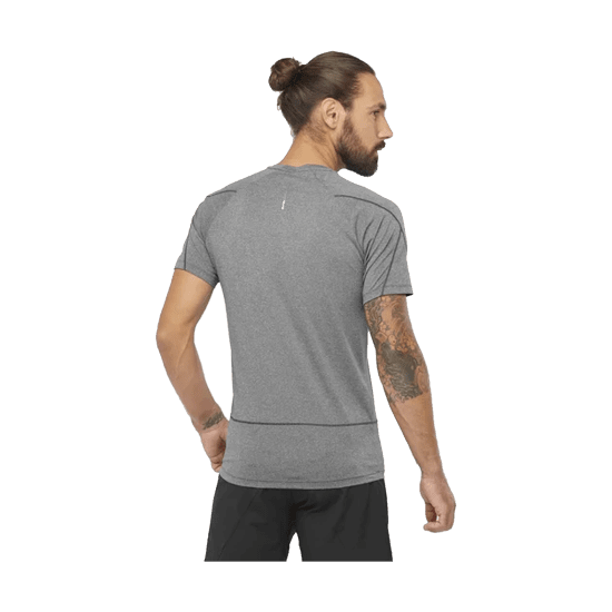 SALOMON - T-SHIRT MANICHE CORTE CROSS RUN UOMO GRIGIO