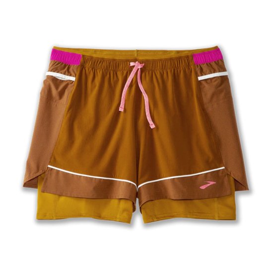 BROOKS - PANTALONCINO HIGH POINT 3" 2 IN 1 DONNA