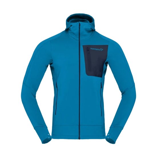 NORRONA - GIACCA CON CAPPUCCIO FALKETIND POWER GRID UOMO