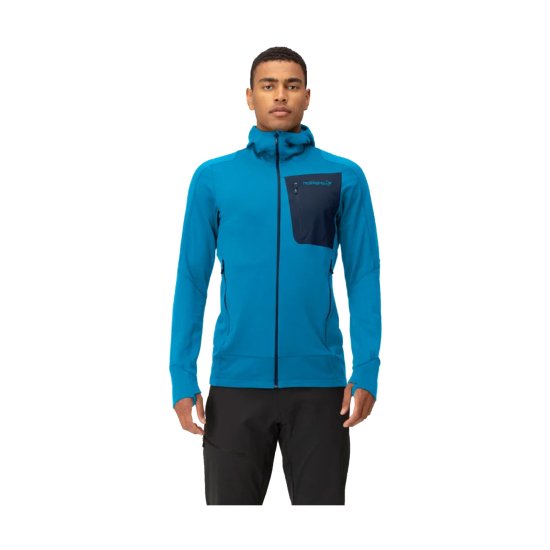 NORRONA - GIACCA CON CAPPUCCIO FALKETIND POWER GRID UOMO