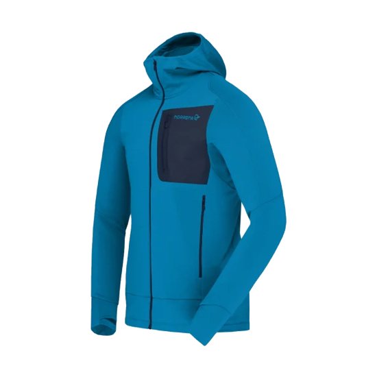 NORRONA - GIACCA CON CAPPUCCIO FALKETIND POWER GRID UOMO