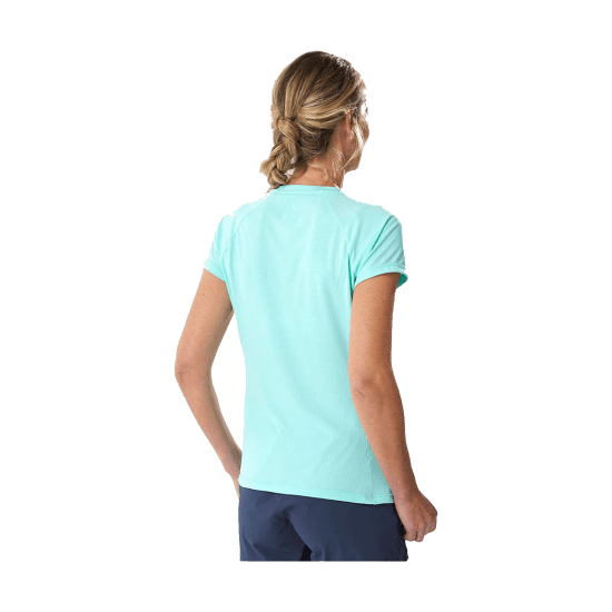 MILLET - T-SHIRT FUSION MANICHE CORTE DONNA BLU/BEIGE