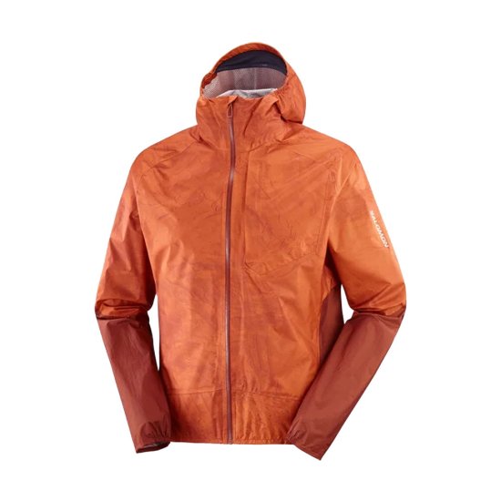 SALOMON - GIACCA BONATTI IMPERMEABILE UOMO ARANCIONE