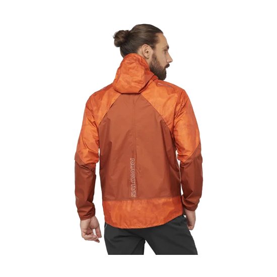 SALOMON - GIACCA BONATTI IMPERMEABILE UOMO ARANCIONE