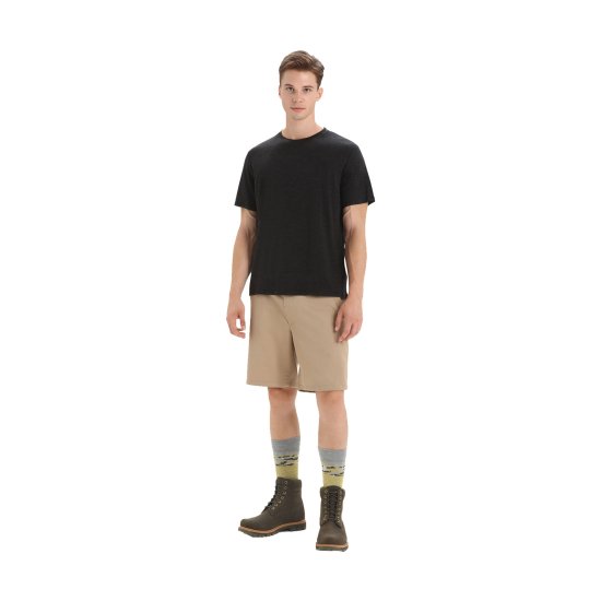ICEBREAKER - T-SHIRT MERINO LINEN UOMO