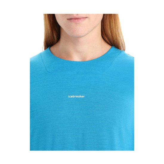 ICEBREAKER - T-SHIRT A MANICHE CORTE MERINO ZONEKNIT UOMO