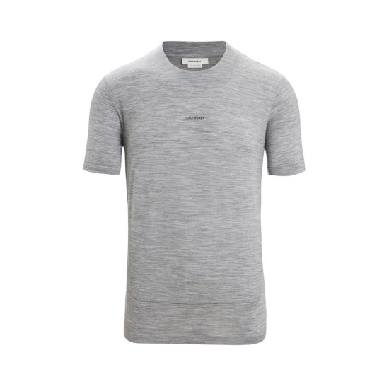 ICEBREAKER - T-SHIRT A MANICHE CORTE MERINO ZONEKNIT UOMO