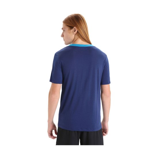 ICEBREAKER - T-SHIRT A MANICHE CORTE MERINO ZONEKNIT UOMO