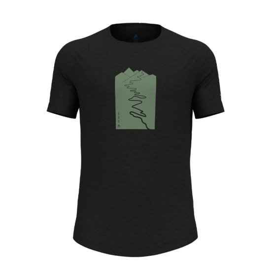 ODLO - T-SHIRT ASCENT 130 MANICHE CORTE UOMO