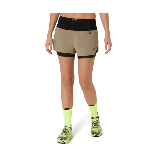 ASICS - PANTALONCINO 2 IN 1 FUJITRAIL DONNA