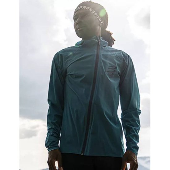 COMPRESSPORT - GIACCA HURRICANE IMPERMEABILE 10/10 UOMO