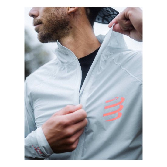 COMPRESSPORT - GIACCA HURRICANE IMPERMEABILE 10/10 UOMO