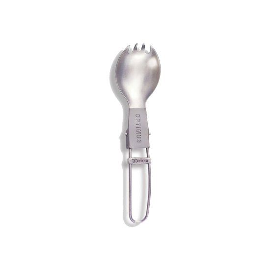 OPTIMUS - CUCCHIAIO/FORCHETTA PIEGHEVOLE IN TITANIO