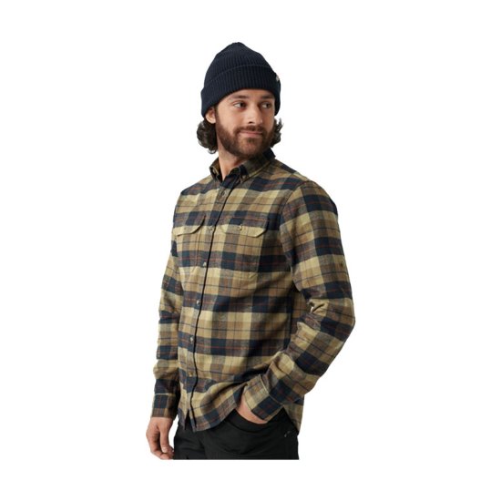 FJALLRAVEN - CAMICIA A MANICHE LUNGHE SINGI HEAVY FLANNEL UOMO