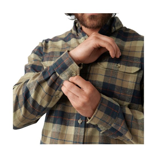 FJALLRAVEN - CAMICIA A MANICHE LUNGHE SINGI HEAVY FLANNEL UOMO