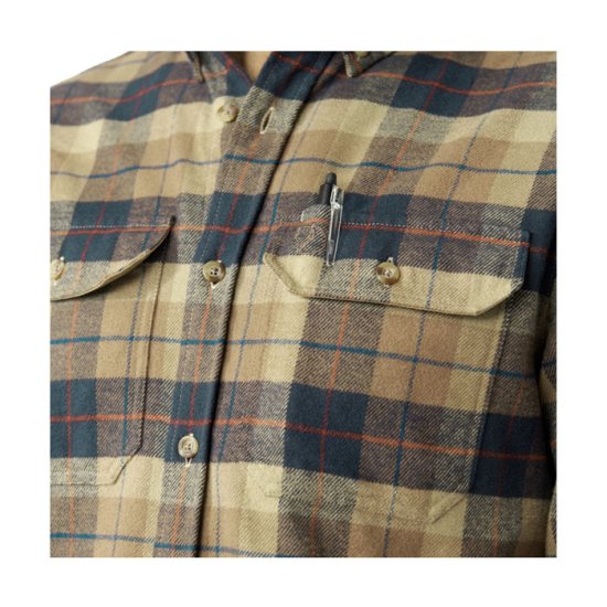 FJALLRAVEN - CAMICIA A MANICHE LUNGHE SINGI HEAVY FLANNEL UOMO