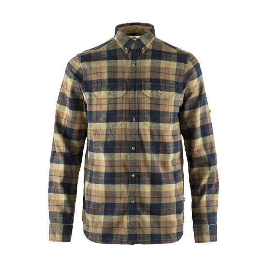 FJALLRAVEN - CAMICIA A MANICHE LUNGHE SINGI HEAVY FLANNEL UOMO