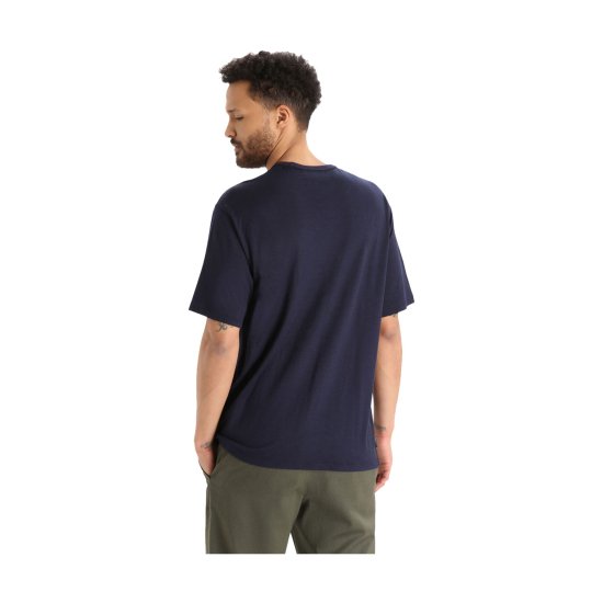 ICEBREAKER - T-SHIRT A MANICHE CORTE MERINO GRANARY UOMO