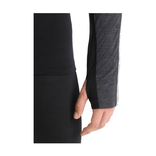 ICEBREAKER - T-SHIRT MANICHE LUNGHE MERINO 125 ZONEKNIT UOMO