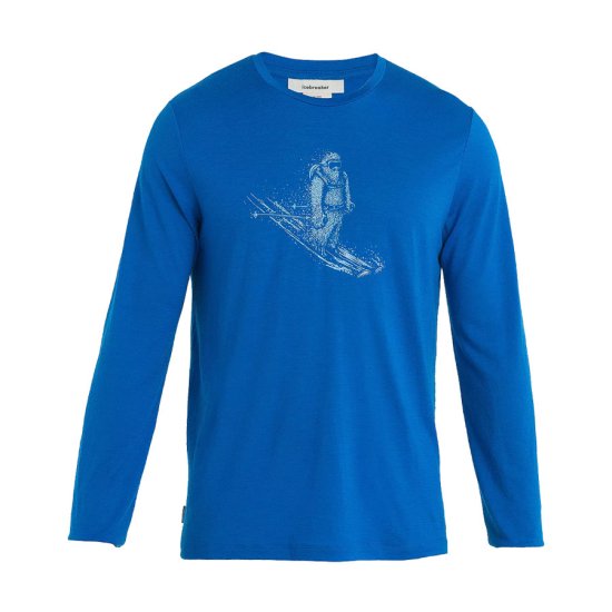 ICEBREAKER - T-SHIRT A MANICHE LUNGHE MERINO TECH LITE II UOMO