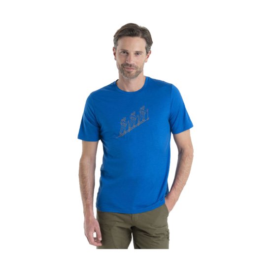 ICEBREAKER - MAGLIA A MANICHE CORTE MERINO 150 TECH LITE II SKI TOUR UOMO